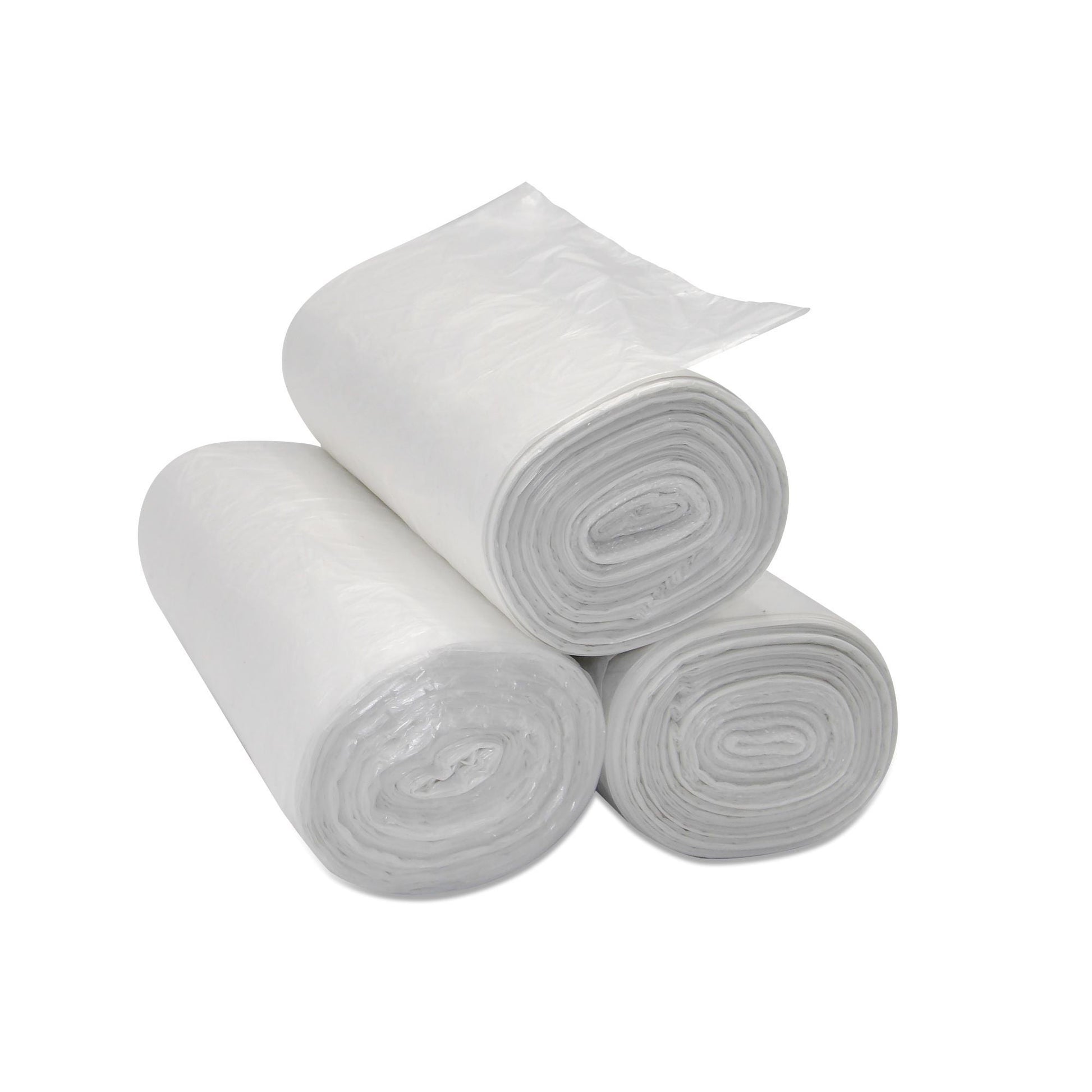Medd Max Trash Bag 10 gal. 6 Mic. Clear High-Density Star Seal Bottom Coreless Roll