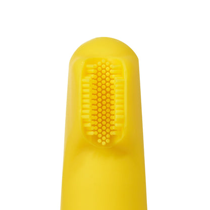 frida baby SmileFrida Finger Toothbrush Yellow Ages 3 Months and Up