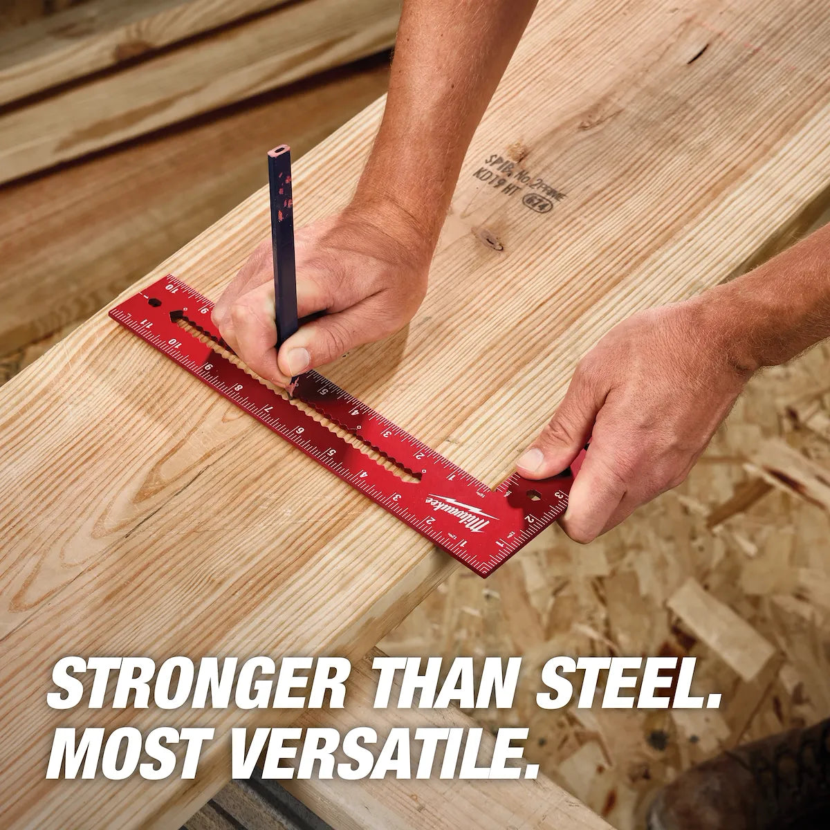 Milwaukee 8" x 12" Framing Square MLSQ812 | Aluminum