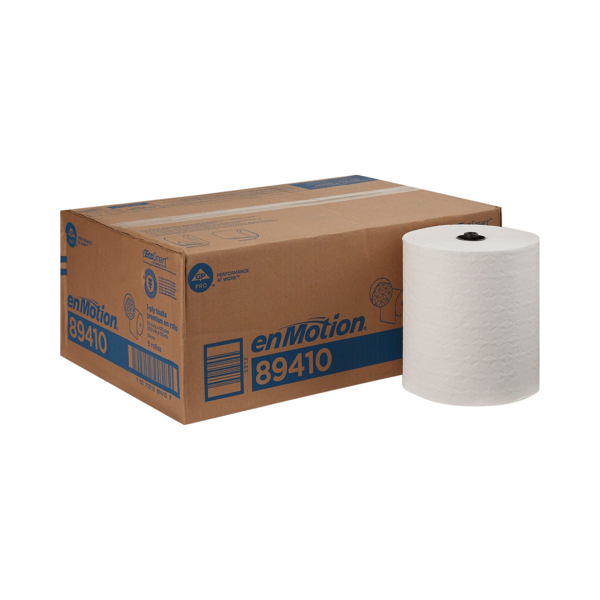 enMotion® White Premium Touchless Paper Towel, 8-1/