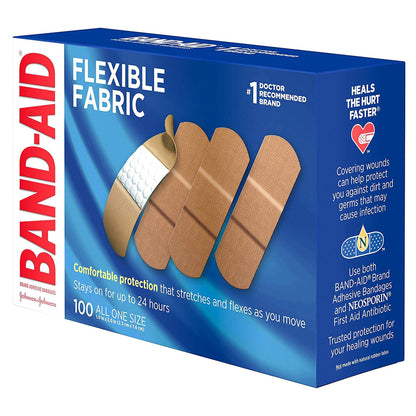Band-Aid® Flexible Fabric Tan Adhesive Strip