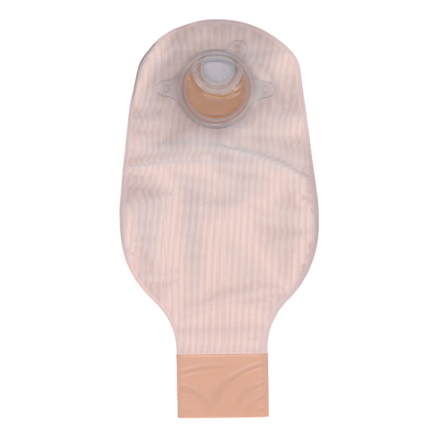 Sur-Fit Natura® Two-Piece Opaque Filtered Colostomy Pouch, flange