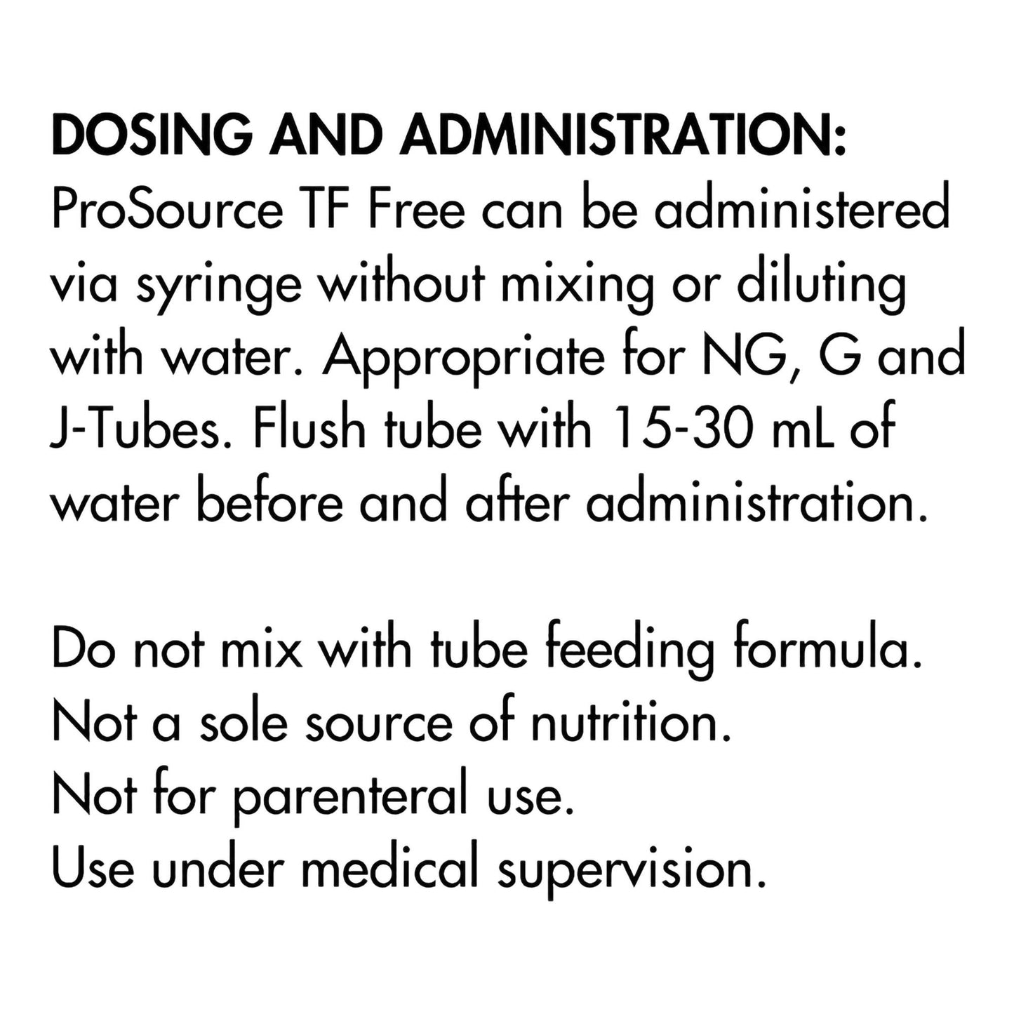 ProSource® TF Free Tube Feeding Formula, Pouch