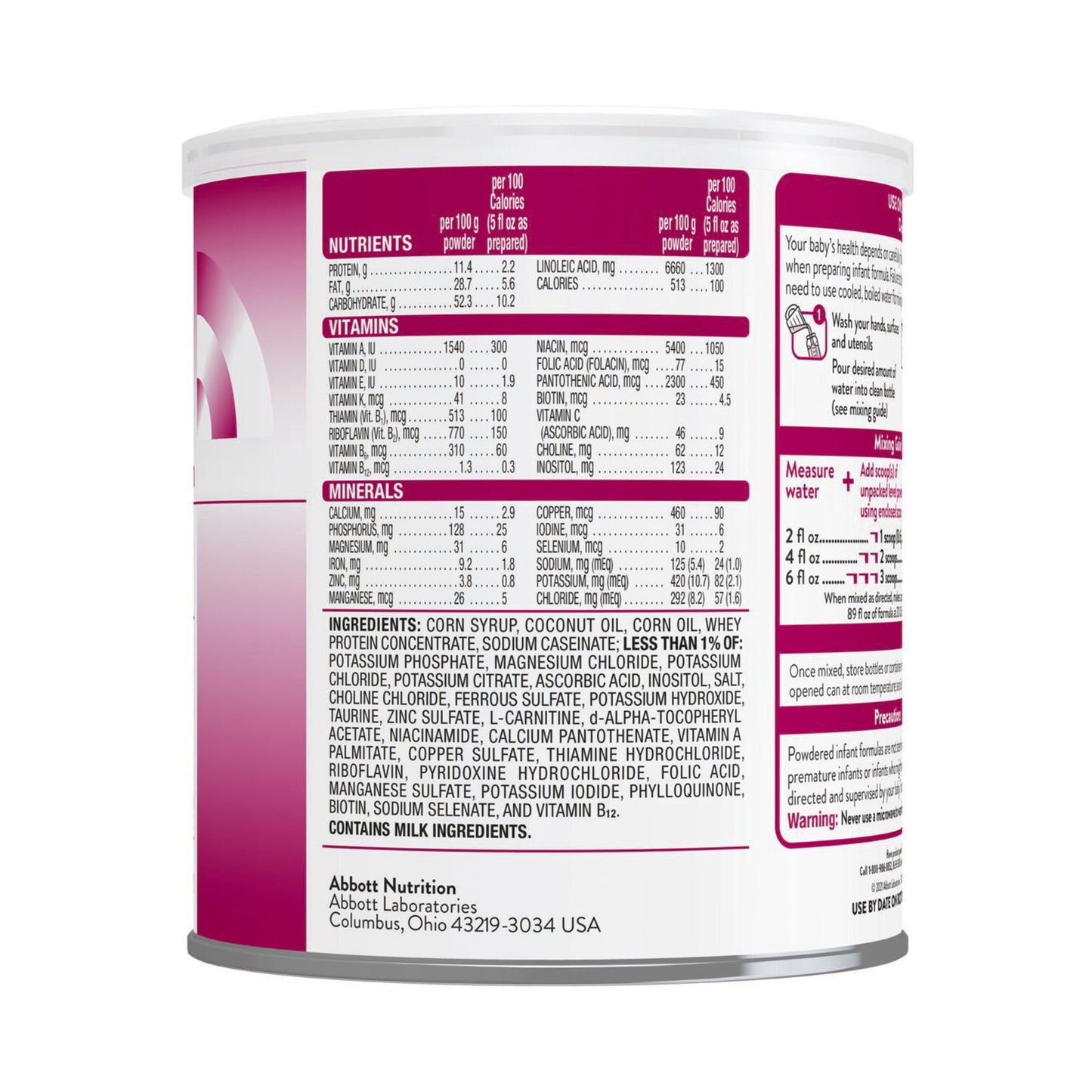 Calcilo XD® Low-Calcium/Vitamin D-Free with Iron Powder Infant Formula
