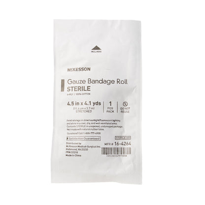 McKesson Sterile Fluff Bandage Roll, Six Ply