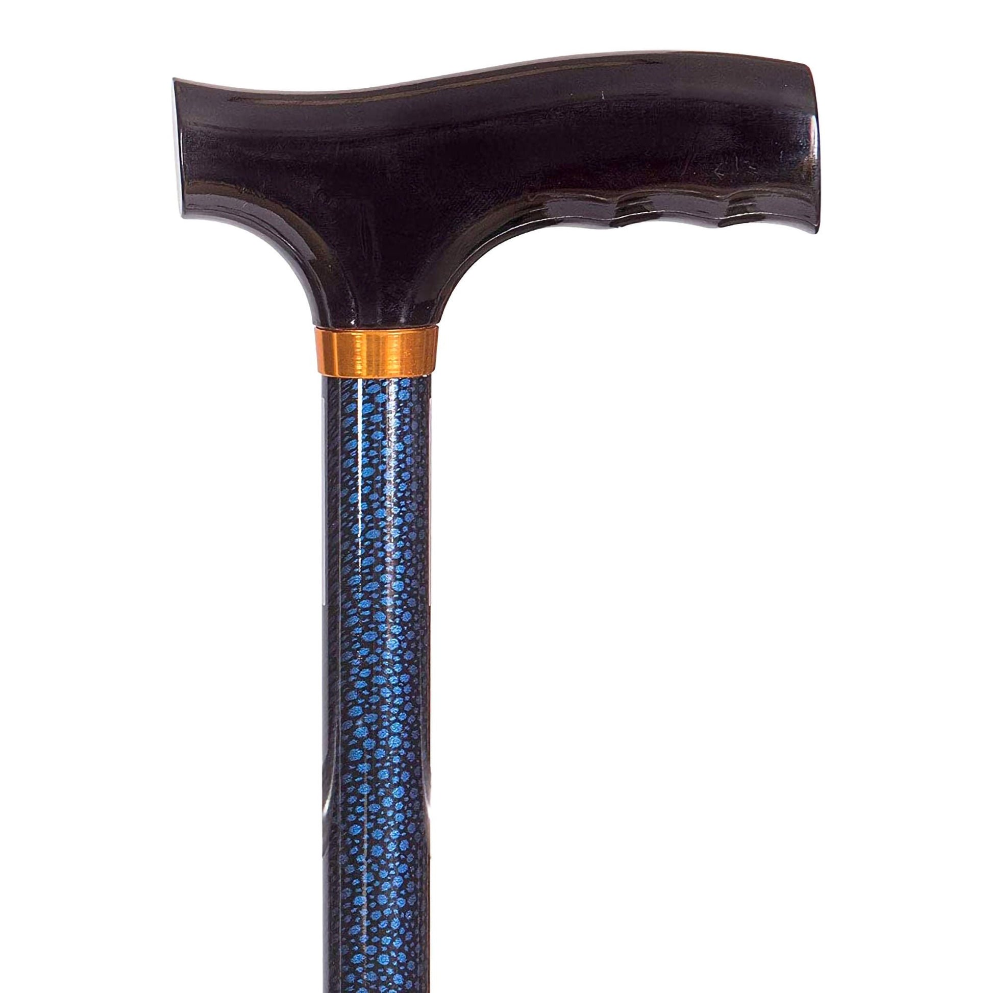 DMI® Lightweight Adjustable T-Handle Cane, Blue, 31 – 40 Inch Height