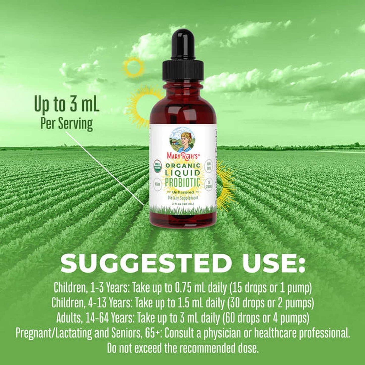 Mary Ruth's® Oil-Based Organic Liquid Probiotic Drops