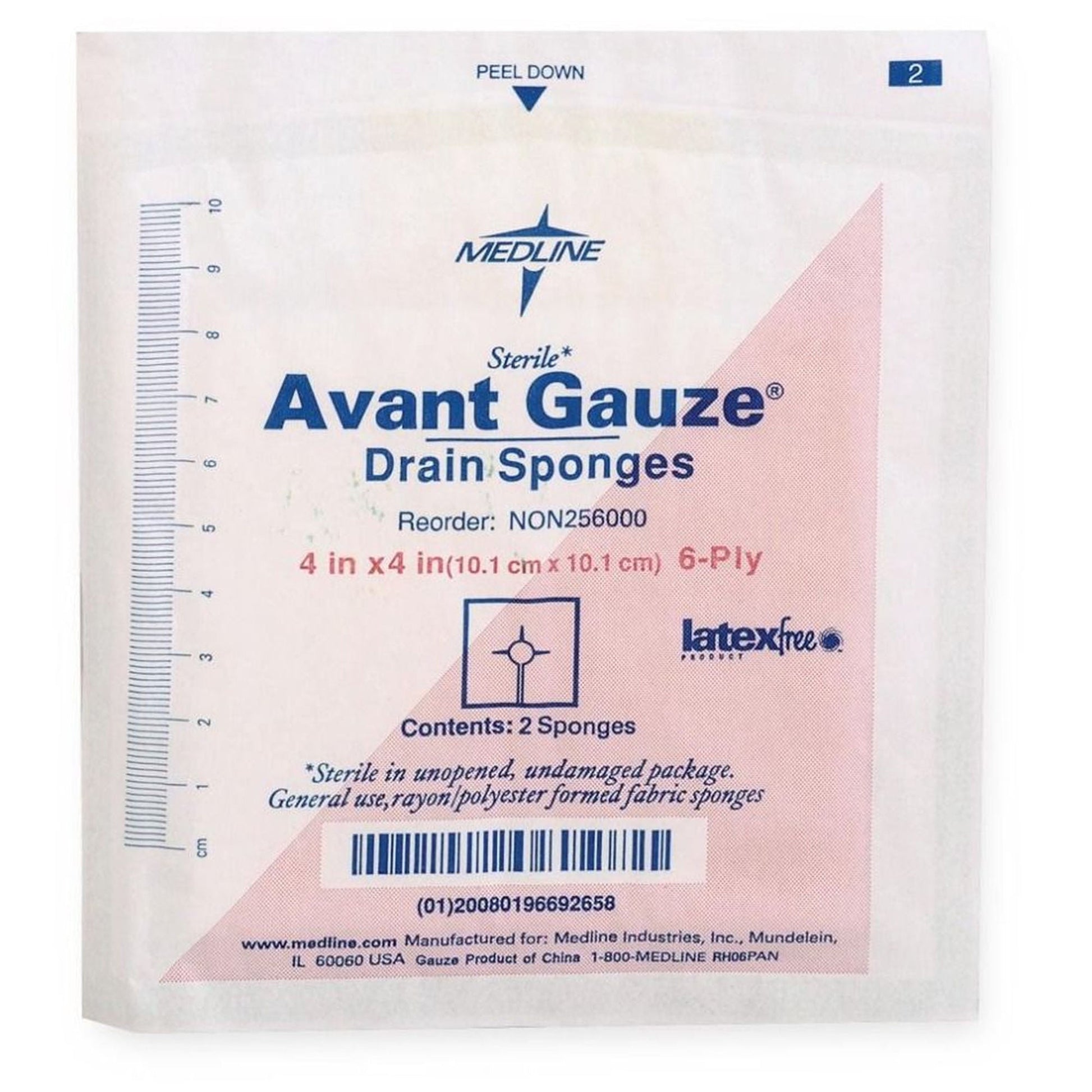 Avant Gauze® Drain Sponge, 6-Ply