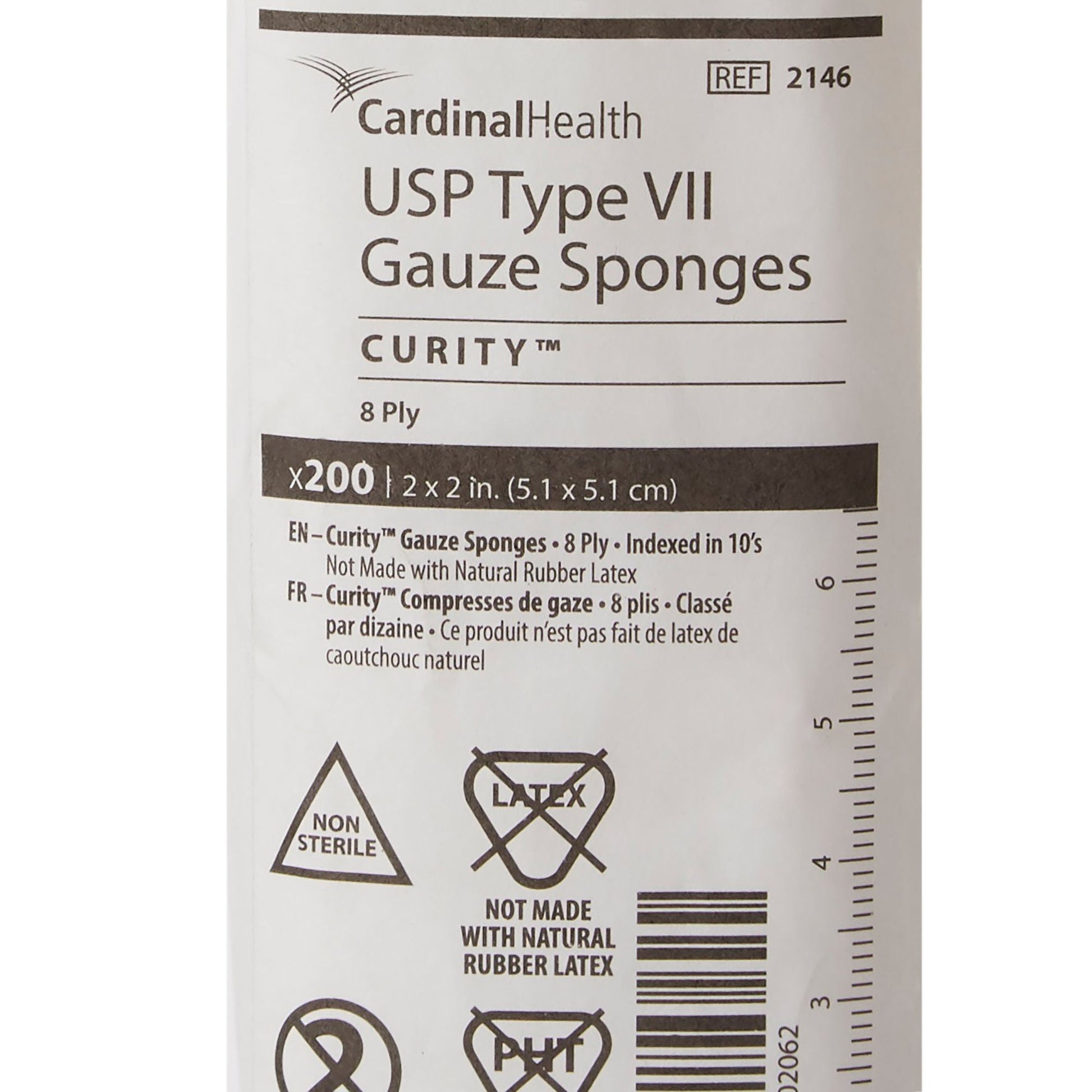 Curity™ USP Type VII Gauze Sponge, 8-Ply