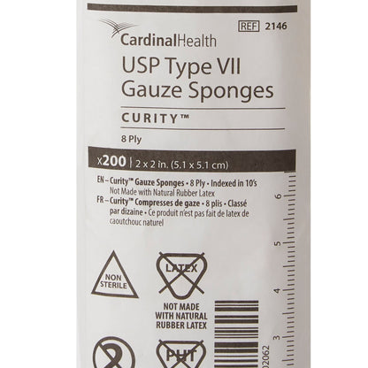 Curity™ USP Type VII Gauze Sponge, 8-Ply