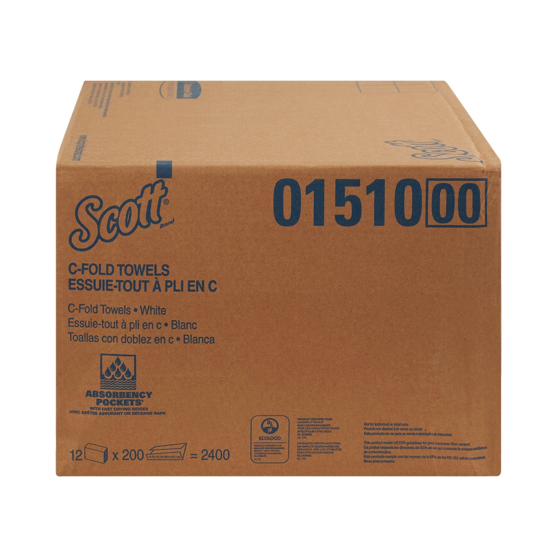 Scott® Essential C-Fold Paper Towel, 10-1/ -3/20 Inch
