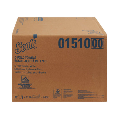 Scott® Essential C-Fold Paper Towel, 10-1/ -3/20 Inch