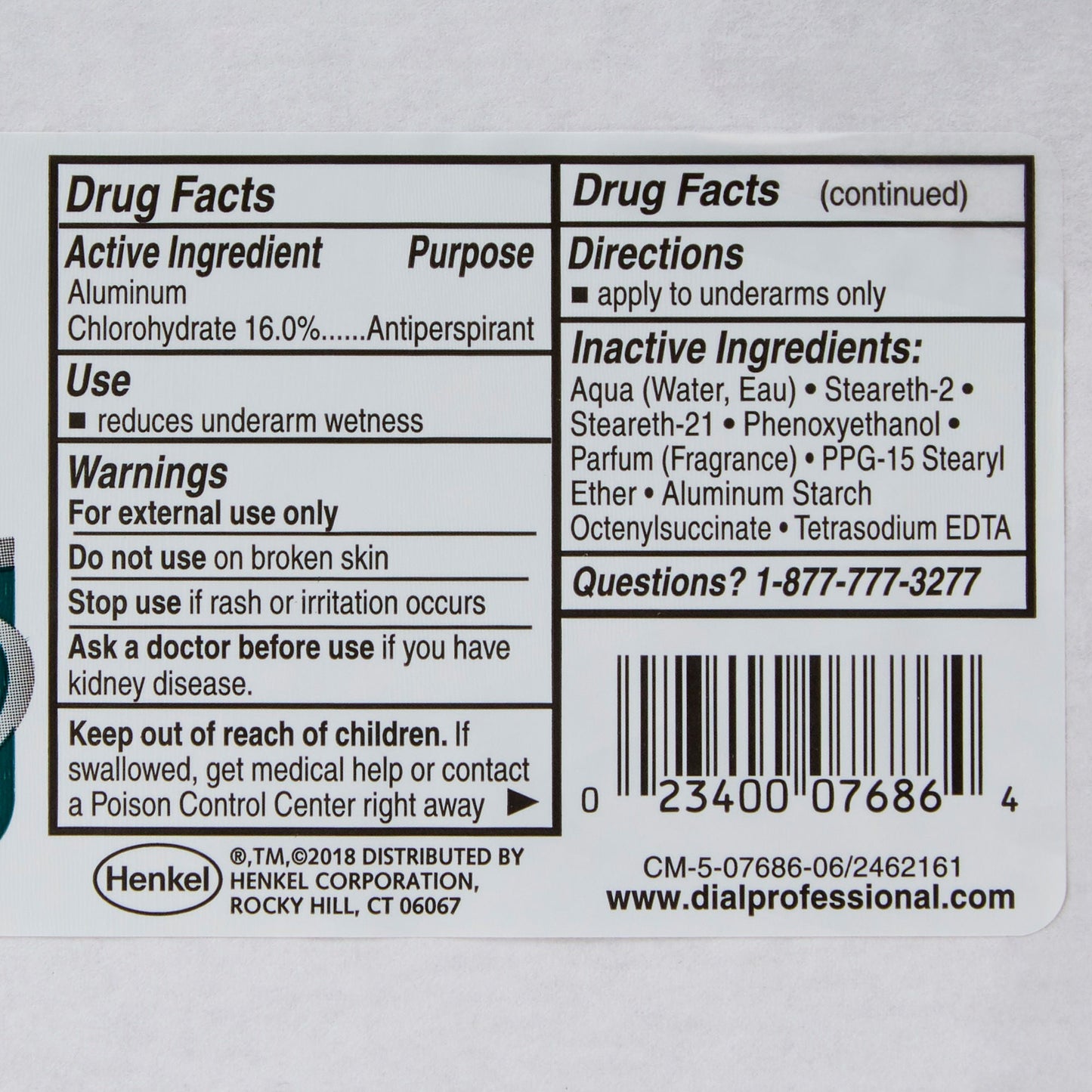 Dial® Antiperspirant / Deodorant, Roll-On