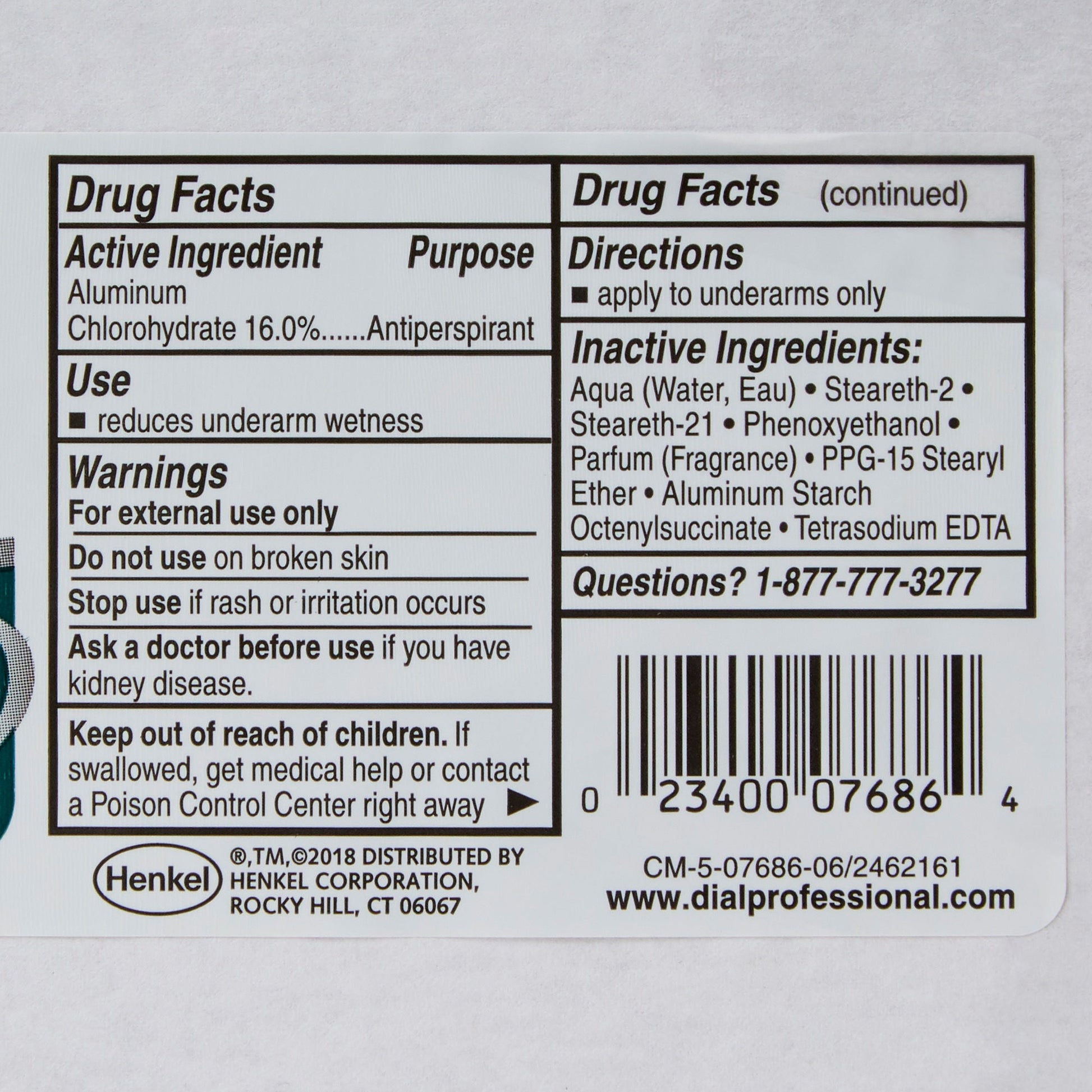Dial® Antiperspirant / Deodorant, Roll-On