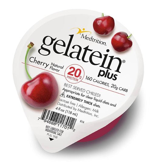 Gelatein® Plus Cherry High Protein Gelatin, cup