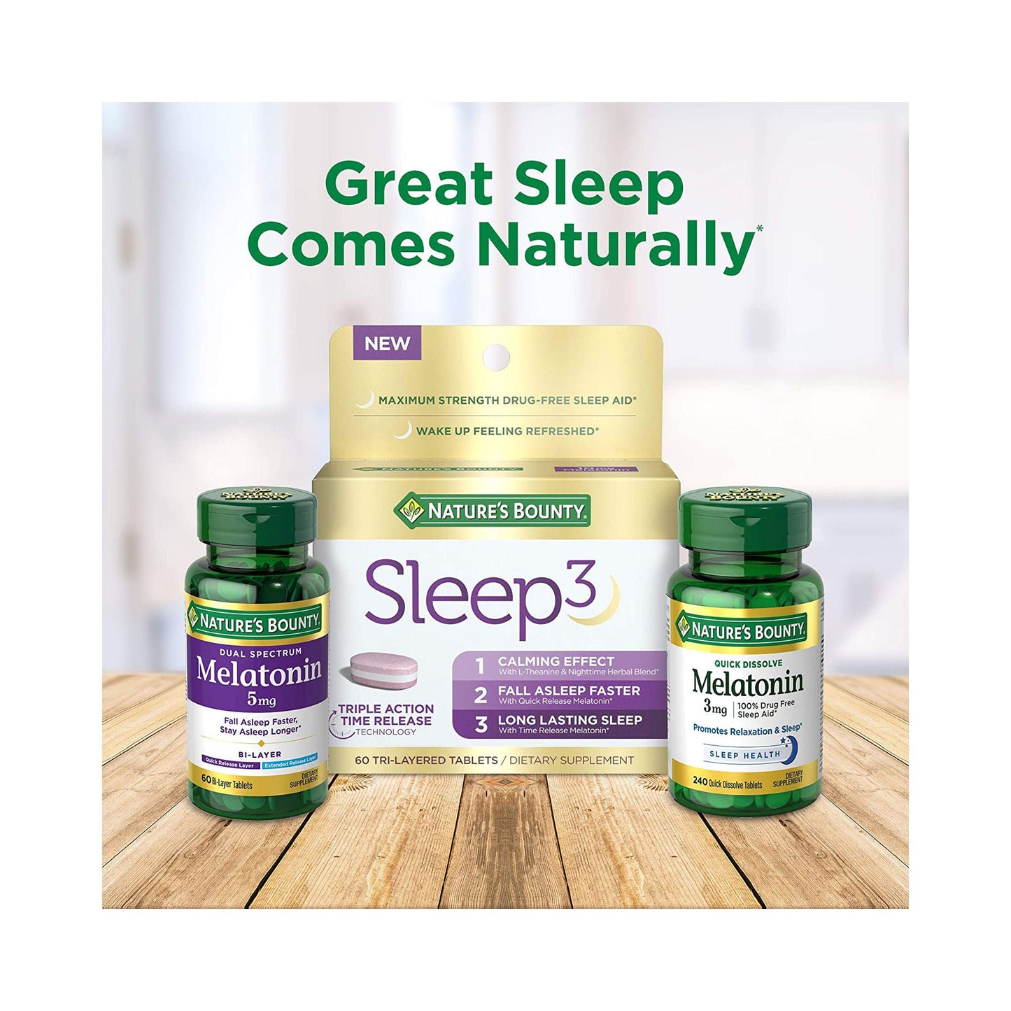 Nature's Bounty® Melatonin Natural Sleep Aid