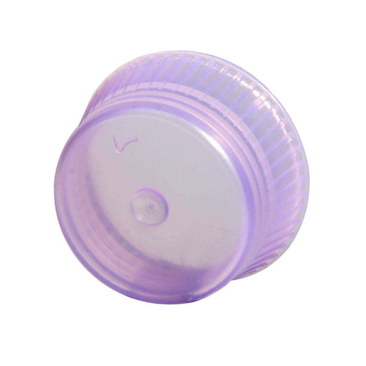 Uni-Flex Tube Closure Safety Cap Over-Locking 13 mm Diameter NonSterile Lavender