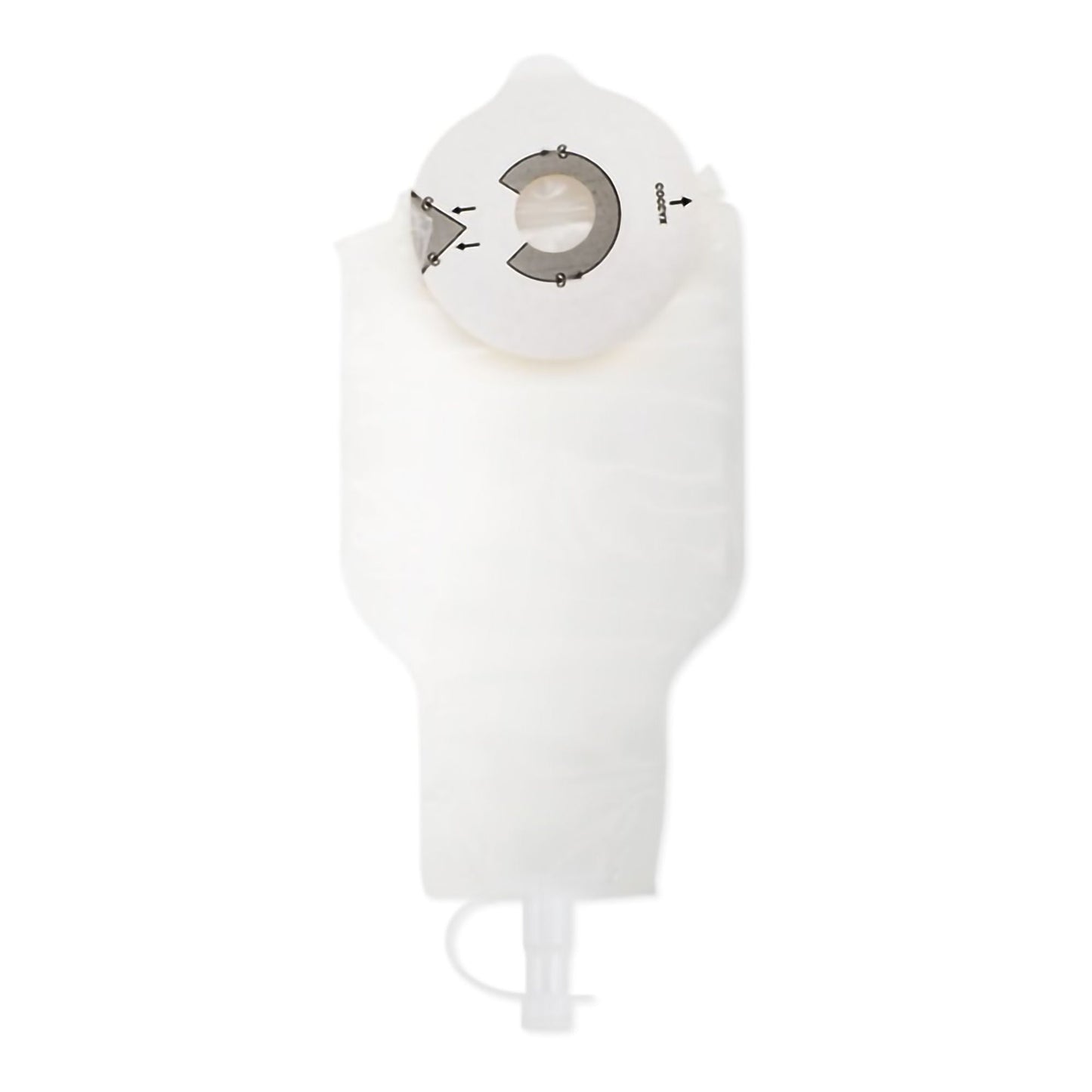 Flextend™ One-Piece Opaque Rectal Collection Pouch with SoftFlex, 12-Inch