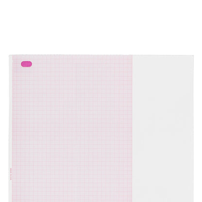 Philips ECG Recording Paper Thermal 8.5x11 Z-Fold Red Grid M3707A