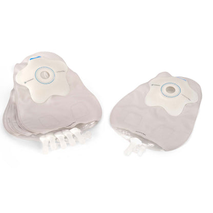 SenSura® Mio Convex Flip 1-Piece Gray Urostomy Pouch, Stoma