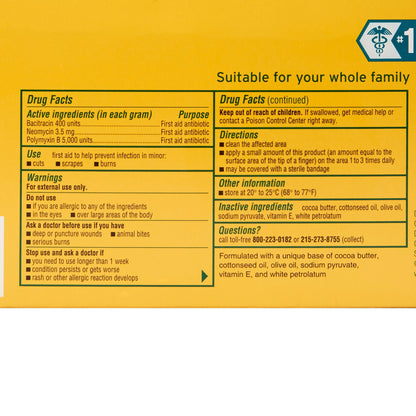 Neosporin® Bacitracin / Neomycin / Polymyxin B First Aid Antibiotic