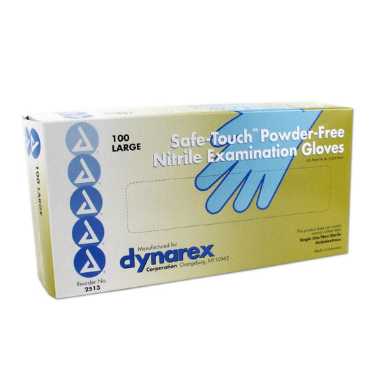 Safe-Touch™ Nitrile Exam Gloves, Blue