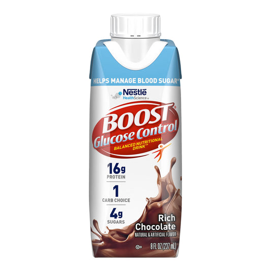 Boost® Glucose Control Chocolate Balanced Nutritional Drink, Carton