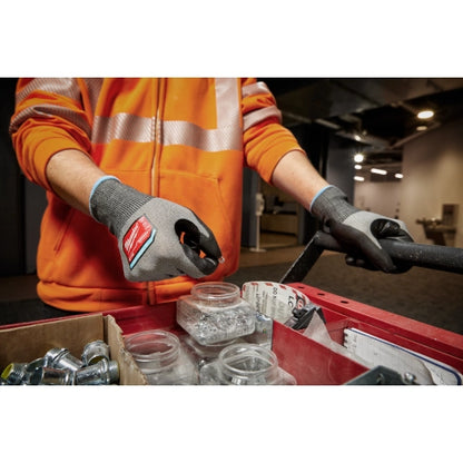 Milwaukee 12 Pair Cut Level 2 High Dexterity Polyurethane Dipped Gloves 48-73-8720B | ANSI Cut A2, 12-Piece