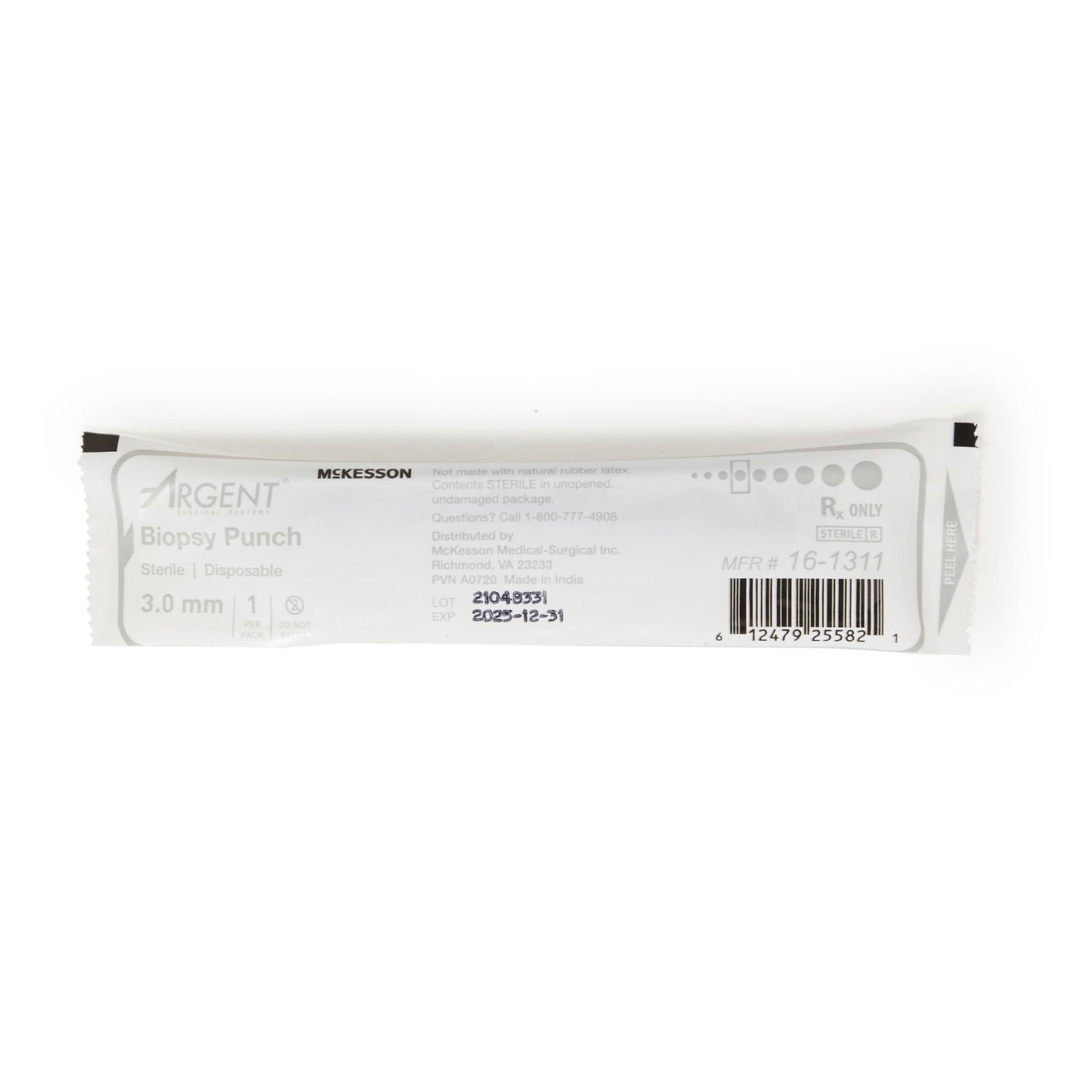 McKesson Argent™ Disposable Biopsy Punches, 3.0 mm – Box of 25 - view 3
