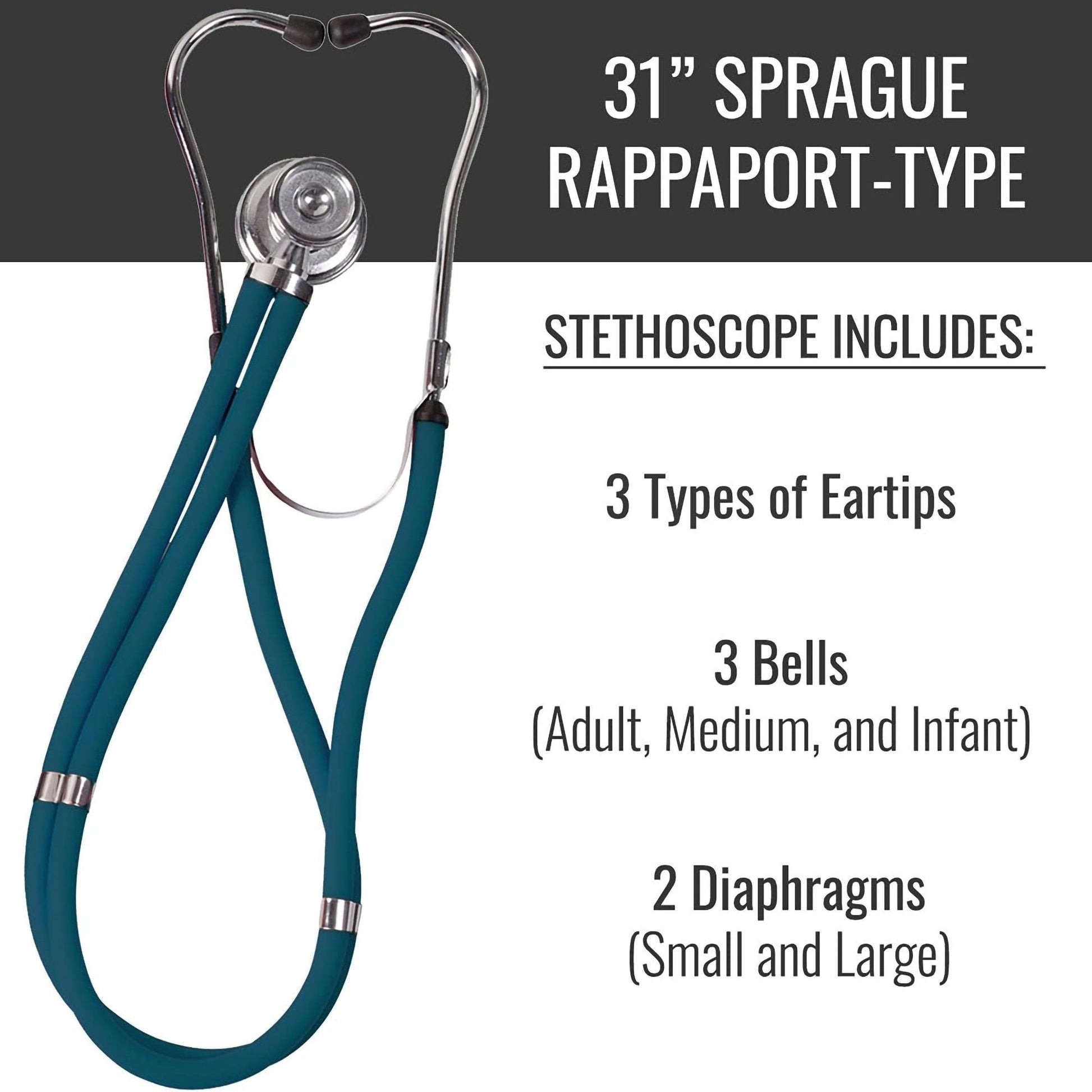 Mabis® Match Mates Manual Aneroid / Stethoscope Set, Teal