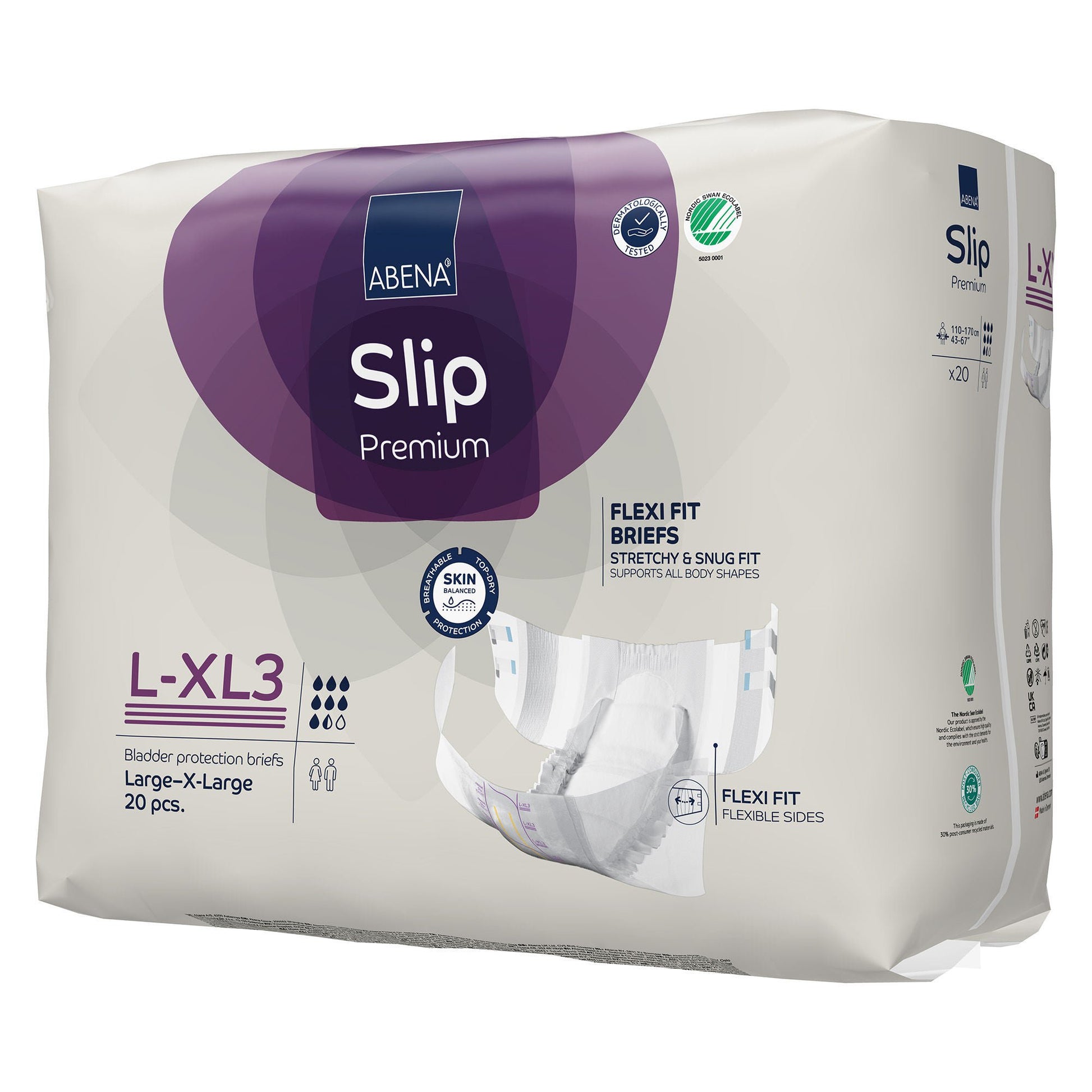 Abena® Slip Premium Flexi Fit Incontinence Briefs, L-XL3
