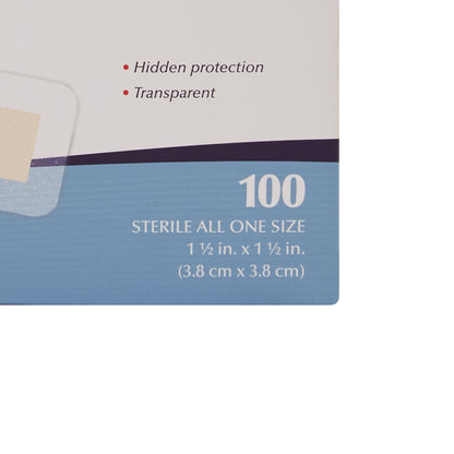 American® White Cross Sheer Adhesive Spot Bandage