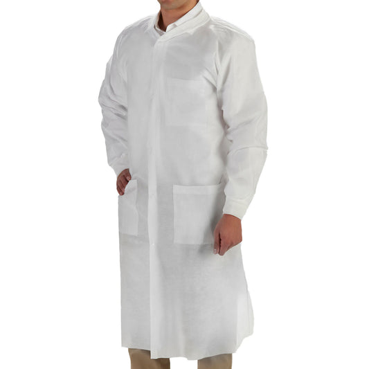 LabMates® Lab Coat, Extra Large, White