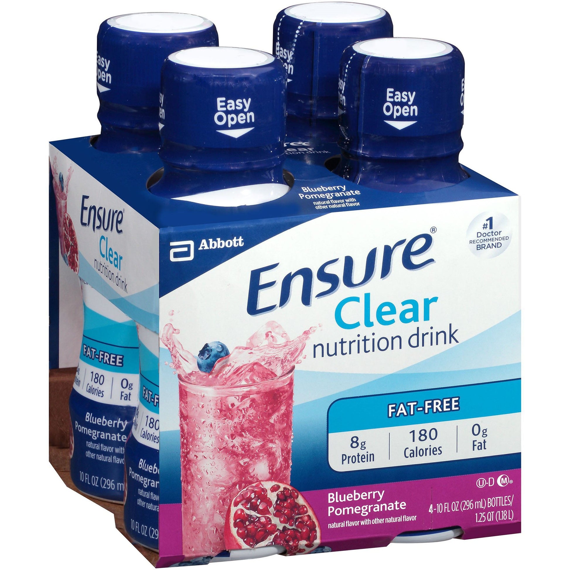 Ensure® Clear Therapeutic Nutrition, Blueberry Pomegranate, bottle