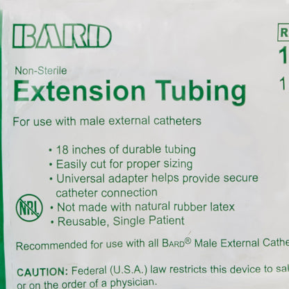 Bard® Tube, Leg Bag Extension, Nonsterile