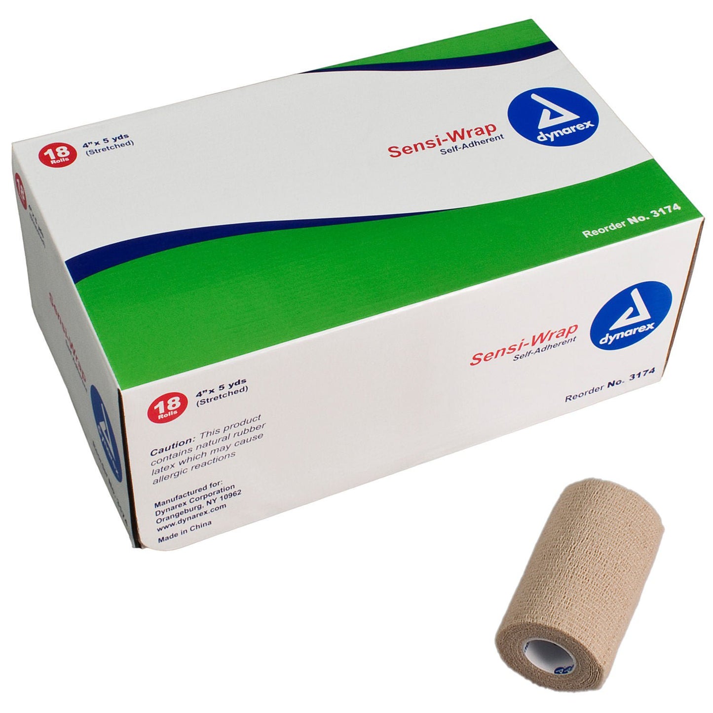 Sensi-Wrap Self-adherent Closure Cohesive Bandage
