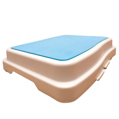 North American Health + Wellness Bath Step Stool Portable 1 Step Plastic 4 Inch Step Height