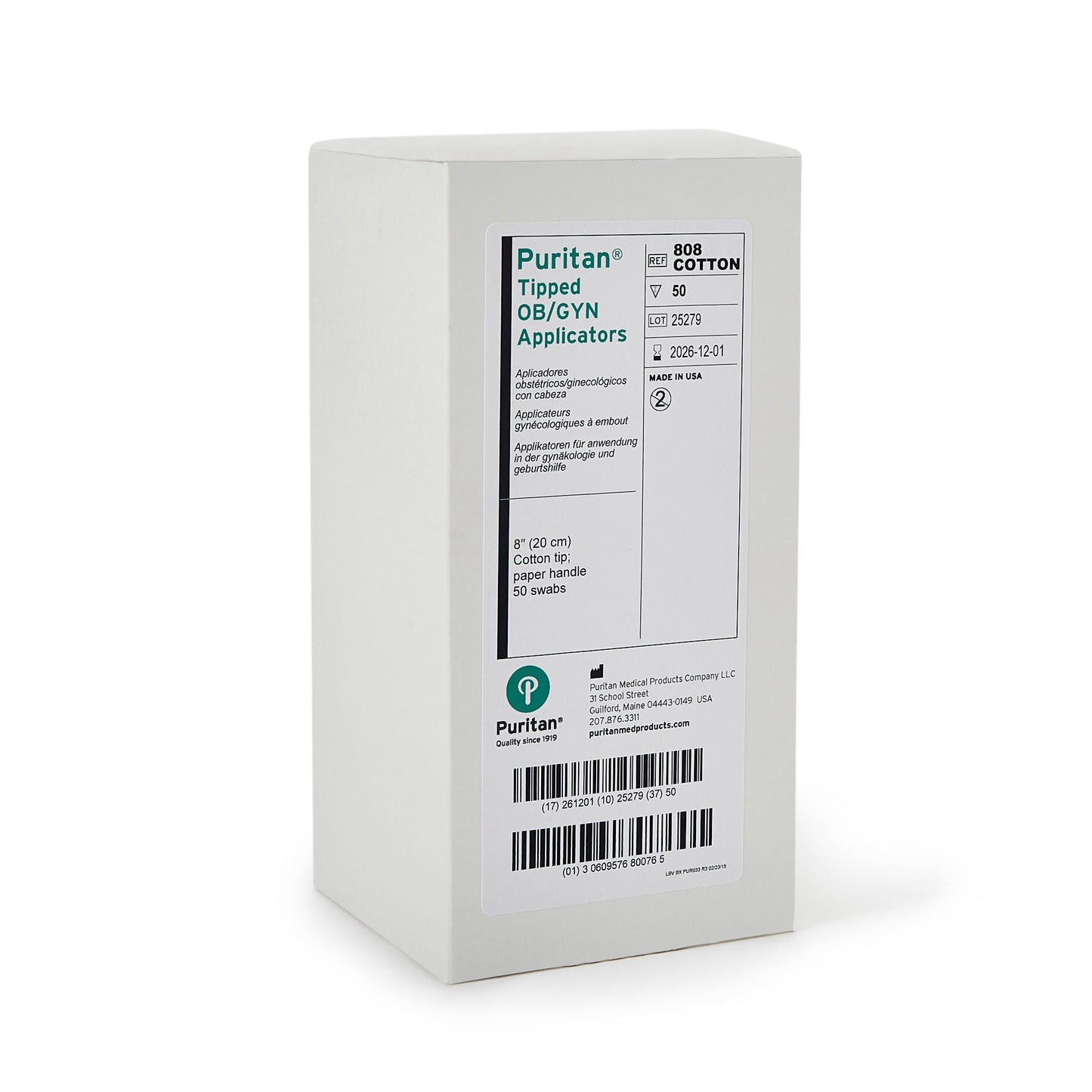Puritan® OB/GYN Swabstick, 8-Inch Length