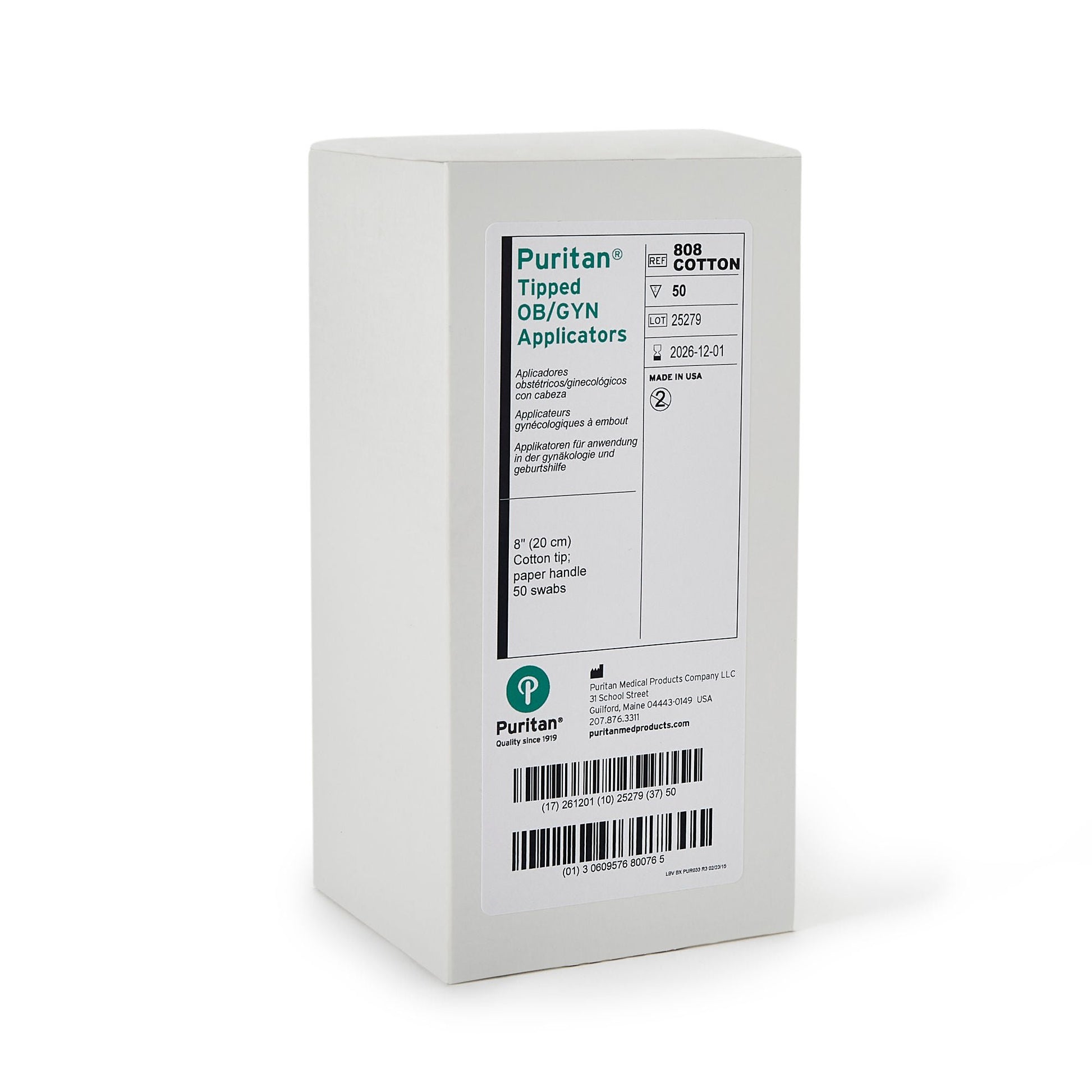 Puritan® OB/GYN Swabstick, 8-Inch Length