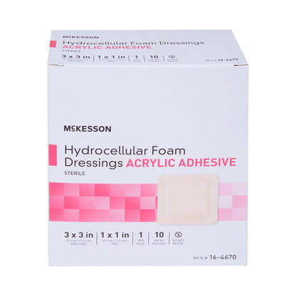McKesson Adhesive Foam Dressing with Border