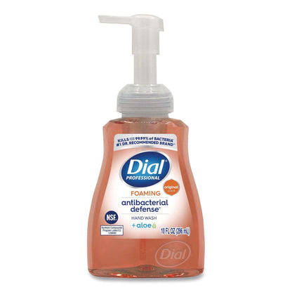 Dial Professional Antibacterial Defense Gold + Aloe Antibacterial Soap Foaming Pump Bottle Original Scent