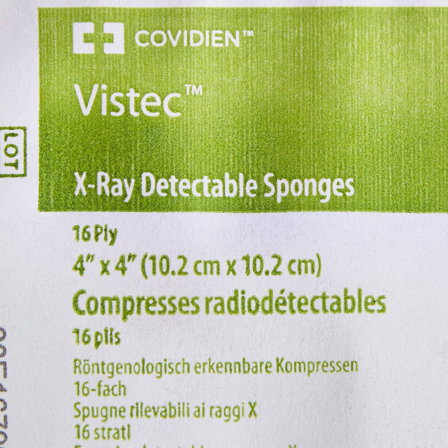 Visitec™ Sterile USP Type VII X-Ray Detectable Gauze Sponge, 16-Ply