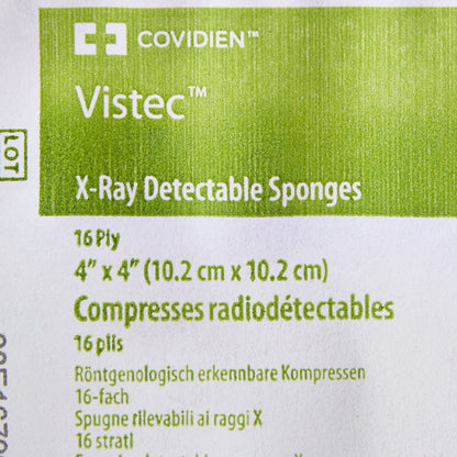 Visitec™ Sterile USP Type VII X-Ray Detectable Gauze Sponge, 16-Ply