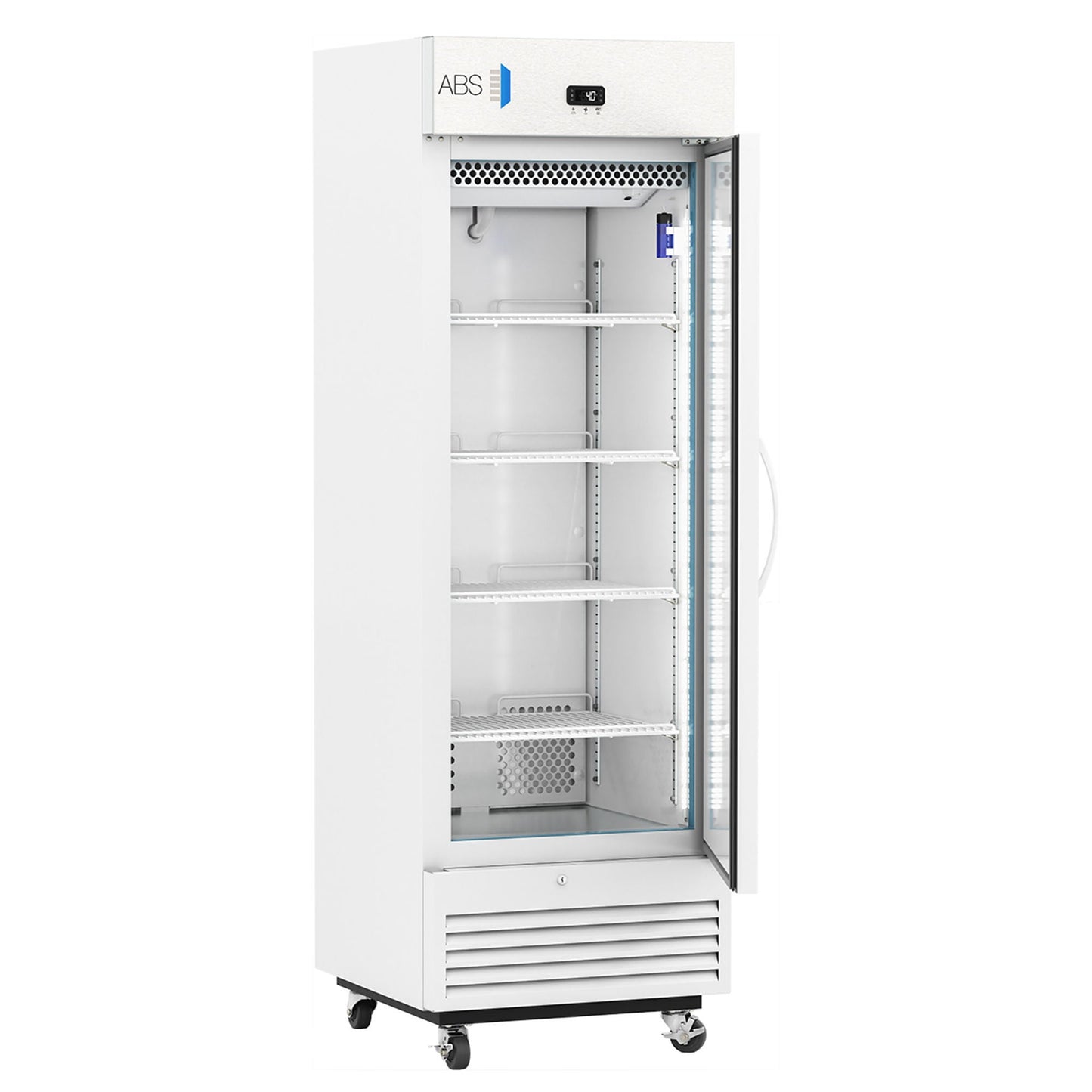 ABS Upright Refrigerator Pharmaceutical 16 cu.ft. 1 Solid Swing Door Cycle Defrost