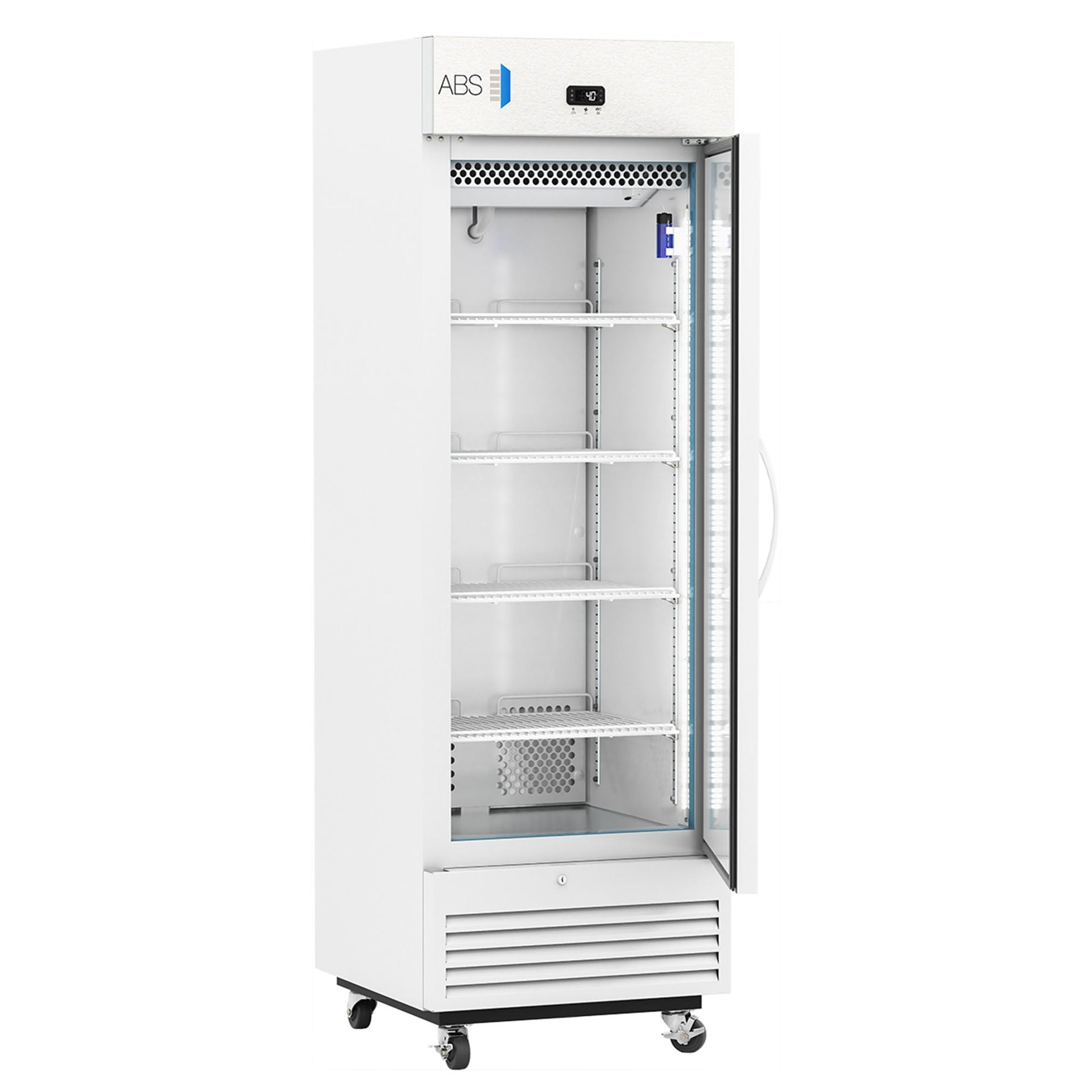 ABS Upright Refrigerator Pharmaceutical 16 cu.ft. 1 Solid Swing Door Cycle Defrost