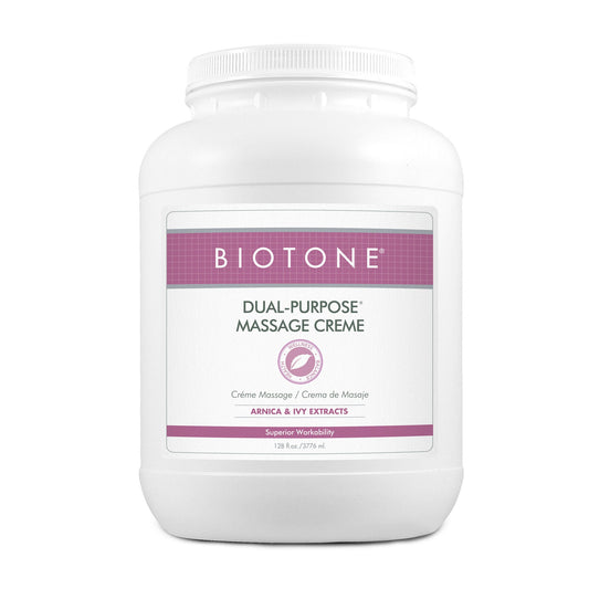Biotone® Dual-Purpose Massage Crème with Arnica and Ivy Extracts, Jar