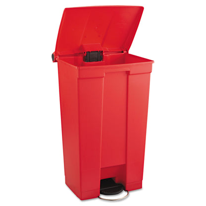 Rubbermaid Trash Can / 23 gal. Red Plastic Rectangular