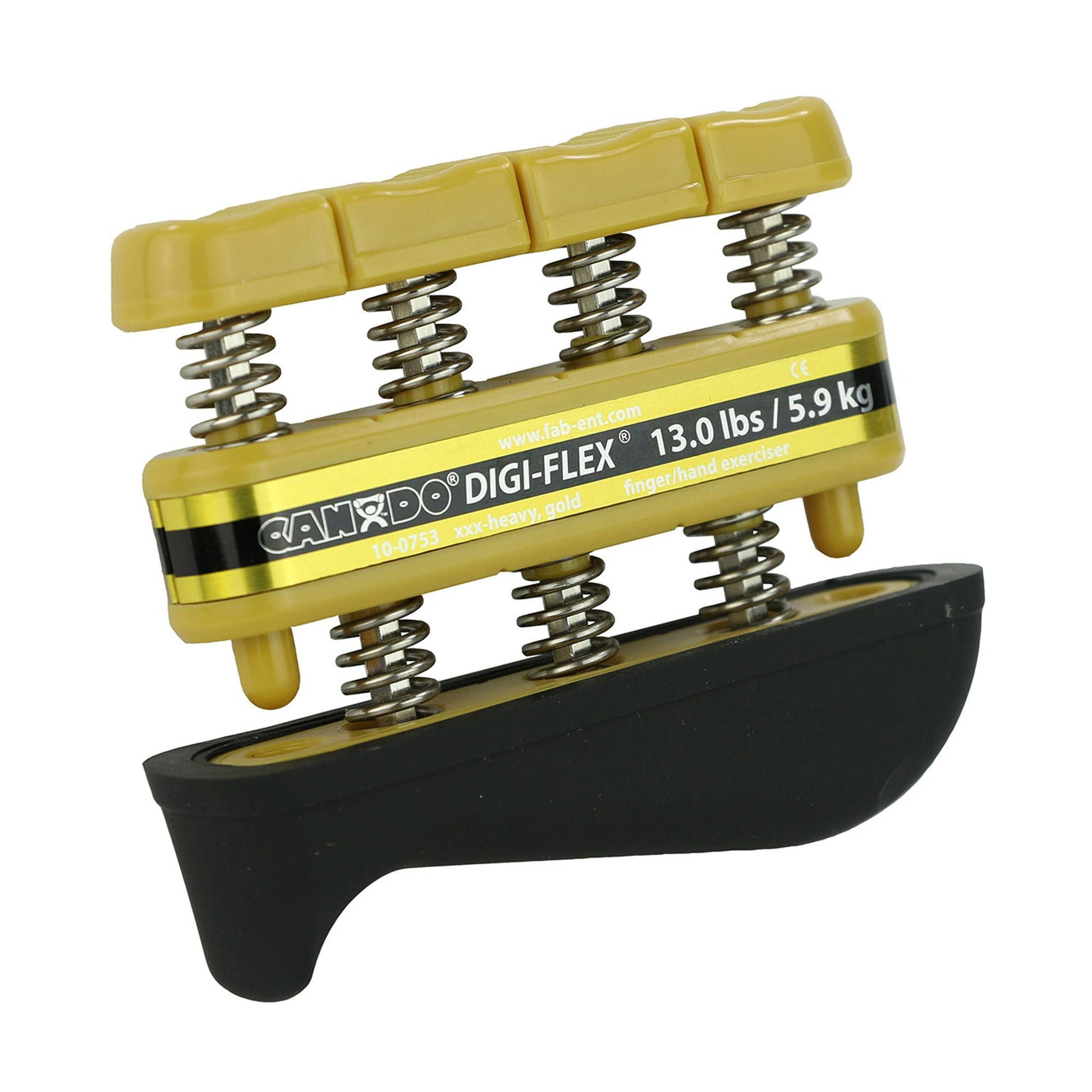 CanDo® Digi-Flex® Hand Exerciser, Gold, 3X-Heavy
