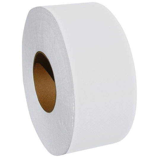 Empress Toilet Tissue White 2-Ply Jumbo Size Cored Roll 100 Sheets