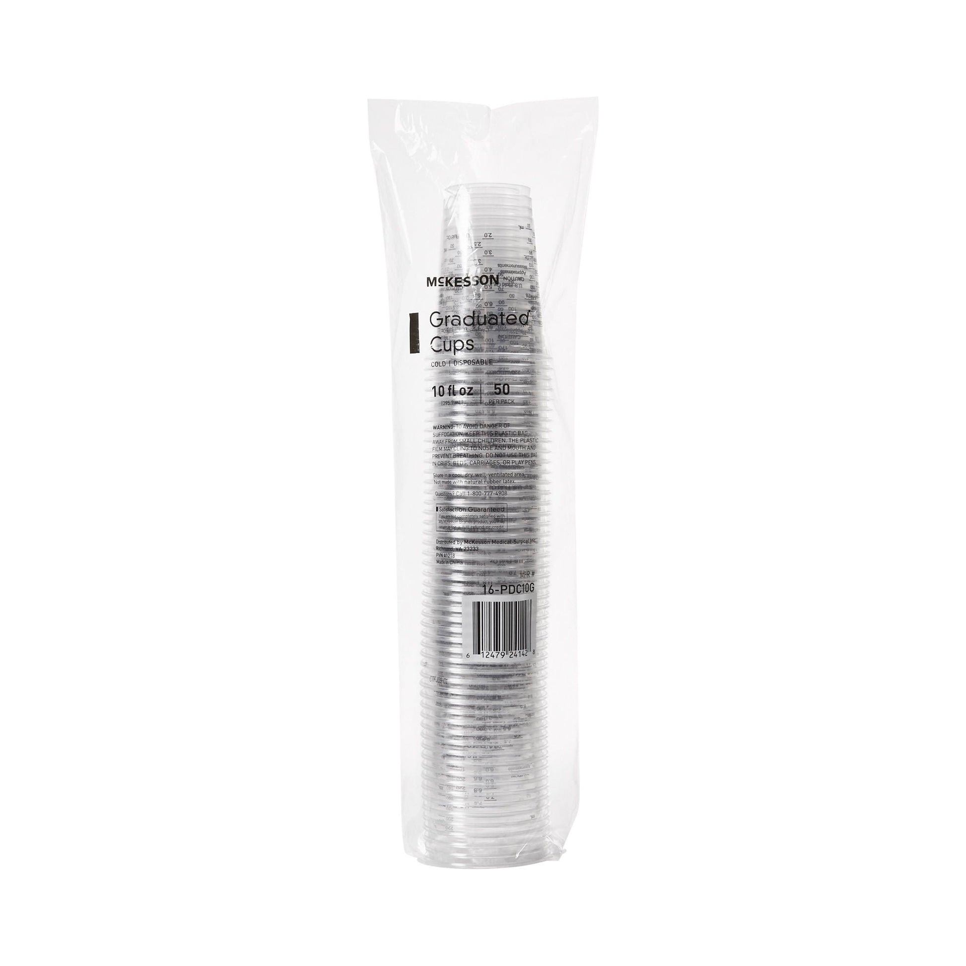 McKesson Graduated Drinking Cup, Clear